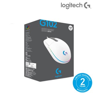 로지텍 G102 2세대 LIGHTSYNC 게이밍 유선마우스 박스 국내정품, 화이트 박스 국내정품