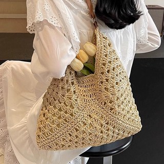 여성 그물백 바캉스비치백 유니크한숄더백 여름 가방 에코백 대용량 토트백