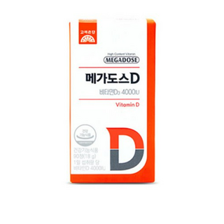 메가도스D 비타민D3 4000IU, 90정, 3개