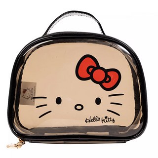 키티 투명 PVC 파우치 사용 모습