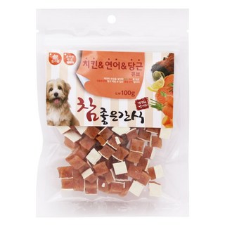 참좋은간식 치킨연어+당근 브로콜리 호박큐브 강아지간식