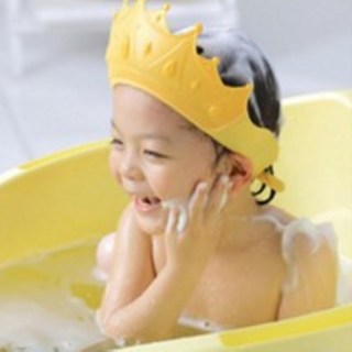어른 머리 신생아목욕귀마개 샤워캡 머리 성인샴푸캡, 3-왕관샴푸캡-블루