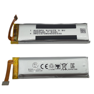 리튬폴리머 Lipo 3.8v 2000mAh 7 6Wh pin type 1개, 기본