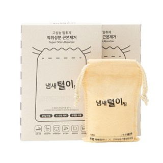 냄새털이범 6개월 사용하는 초강력 탈취제, 90g, 2개