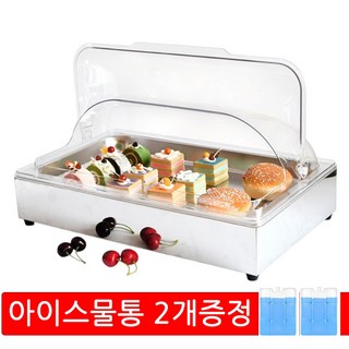 jb 디저트쇼케이스 케이크 아이스박스 스시 초밥 업소용, 1구 깊이 11cm