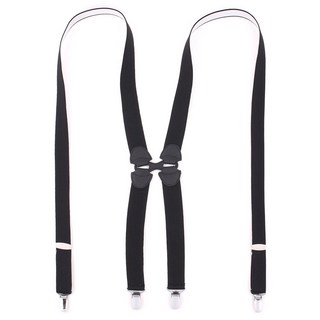 4클립 남자 여자 멜빵 서스펜더 블랙 SD0301