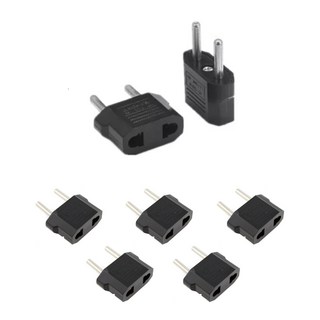 돼지코 플러그 5EA 유럽 중국 미국 일본 변환 플러그 110V 220V 변환 어댑터, 3개, 0.48cm
