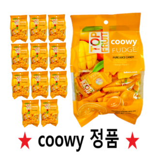[국내배송] 탑젤리 베트남 망고 젤리 탑 프루트 다낭한시장 COOWY 320g 11개 상품 이미지