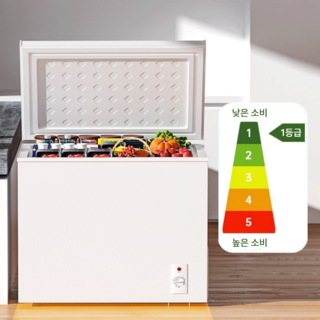 신선가온 실속있는 미니김치냉장고 김치냉장고 김치 소형 스탠드 뚜껑형 원룸 기숙사 냉장 냉동, 208 모델/128L