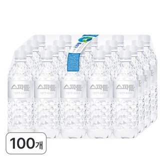 스파클 생수 무라벨, 500ml, 100개