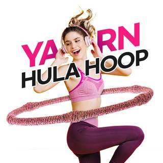 무게(초/중/숙련/상급) 색상 선택가능 일체형 실로 만든 훌라후프 1개 블랙 3.1kg 상품 이미지