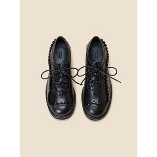 SUECOMMA BONNIE Circle loafer(black)_DG1DA24516BLK