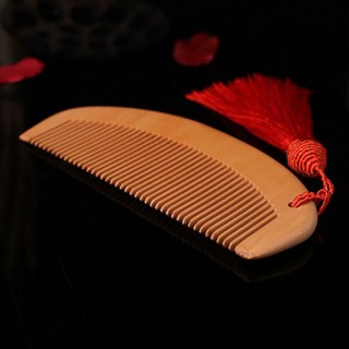 복숭아나무 헤어빗