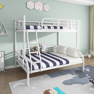 스틸코어 하이엔드 2층침대 이층 벙커 성인 기숙사 사다리 철제 공간활용, 블랙