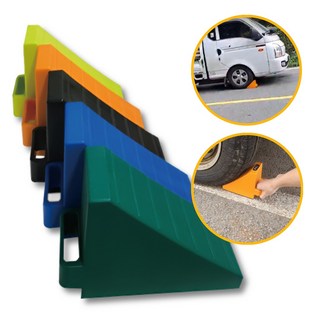 자동차 고임목 차량 버팀목 받침목 2개입1조, 검정 소형, 1세트