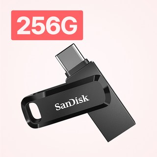 샌디스크 울트라 듀얼드라이브 고 USB Type C USB 메모리, 256GB, 1개