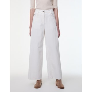 24SS [BEST] 화이트 단색 면 데님 팬츠 VLPA4B235WT