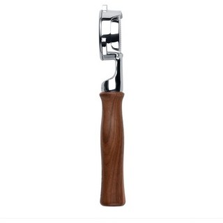 18g 정밀 고추출 바구니가 장착된 Normcore 54mm 플랫 바텀리스 포터필터 정품 미국 호두 손잡이가 장착된 바텀리스 네이키드 포터필터 54mm 브레빌 세이지 바리스타, 18g 정밀 고추출 바구니가 장착된 Normcore 5, 1개