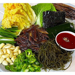 포항 구룡포 과메기 손질 야채세트, 1세트, (강추)10미(20쪽) 야채해초풀SET