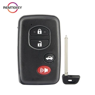 쿠쿠스토어 REMTEKEY 스마트 키 Fob 열쇠가없는 출입 원격 쉘 케이스 HYQ14AAB/HYQ14ACX/HYQ14AEM Toyota P, 03 4Buttons-Trunk