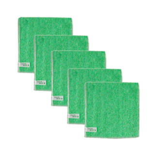 필하이 세제가 필요없는 대나무셀 행주 천연향균 수세미 그린