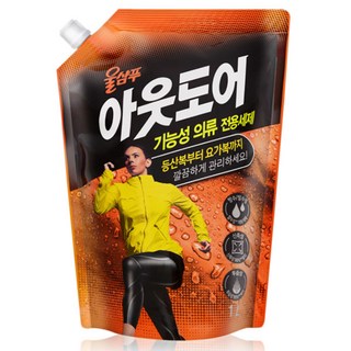 마켓라임 운동복세제 등산복 아웃도어 스키복 세탁 빨래 세제, 1L, 1개