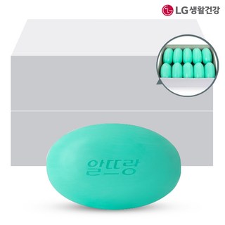 LG생활건강 알뜨랑비누 그린, 130g, 20개입