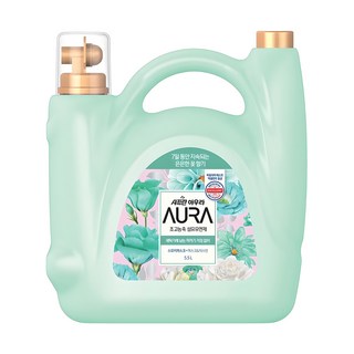 아우라 초고농축 섬유유연제 스모키머스크 본품, 5.5L, 1개
