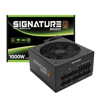 AONE 시그니처 1000W 80PLUS BRONZE 풀모듈러 베이직 ATX 3.1 파워 서플라이 무상 AS 7년