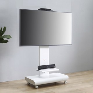 HTR-1200 HTR-1600 (색상: 화이트 / 블랙) 이동형TV장식장 TV거치대 -한일장식장 -, HTR-1600 화이트, 1개