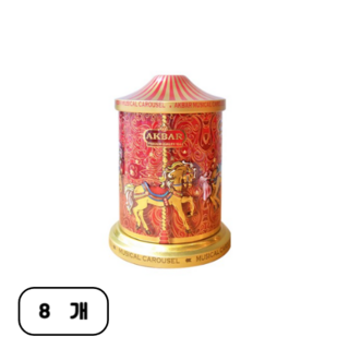 아크바 얼그레이 뮤직박스 홍차, 250g, 8개