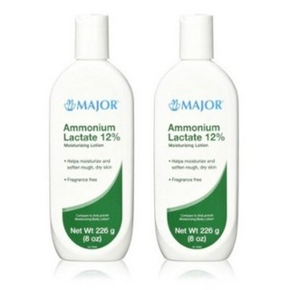 MAJOR 메이저 젖산 암모늄 모이스쳐라이징 로션 226g 2팩 MAJOR AMMONIUM LACTATE 12% MOISTURIZING LOTION, 2개
