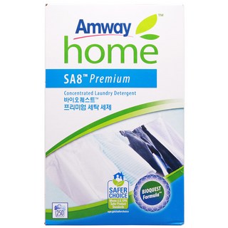 암웨이 SA8 바이오퀘스트 프리미엄 농축 분말세탁세제 본품, 3kg, 1개