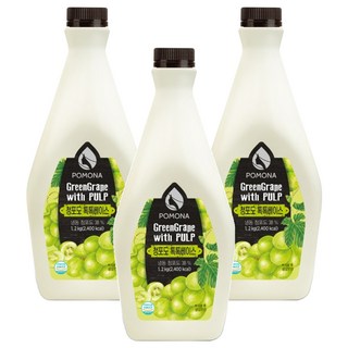 포모나 톡톡 농축 베이스 청포도 1.2kg 3개, 1.2kg × 3개