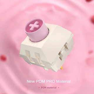 키캡 기계식 키보드 Kailh BOX 아이스크림 스위치 딸기 프로 5 핀 선형 POM DIY 맞춤형 게임 액세서리, 없음, [02] 30PCS, 2.30PCS
