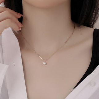 티모니 여성 14k 모이사나이트 목걸이