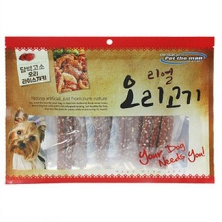 강아지용 담백고소 오리라이스져키 300g 3개