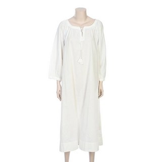 바바라 BABARA 오가닉 순면 여성 원피스 가운잠옷 AGW4581L