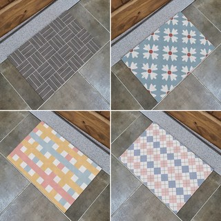 패턴코일 더스트 코일 현관매트 베란다 발코니 현관용 매트 업소용 바닥 아파트입구 DIY, 60_30, 1개, 59.래티스_오크믹스