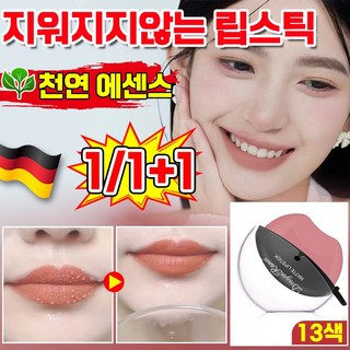 1/1+1 컵에 묻지않고 수분 촉촉한 잘 지워지지 않는 매트 잘 안지워지는 립스틱 12가지 색상 립틴트, 1개, 9.8g, 2호+7호