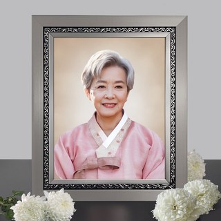 영정사진 무료 보정 합성 빠른제작 발송 심플 영정액자 1개 상품 이미지