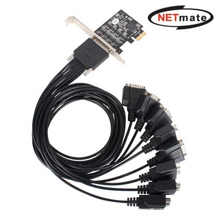 강원전자 넷메이트 I-530 8포트 PCI Express 시리얼카드 사용 모습