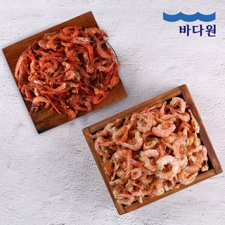 [바다원] 홍새우 100g+건새우 100g, 1개
