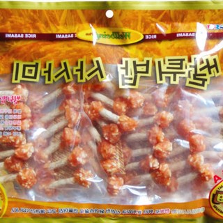 니편3 쌀튀밥 덤벨 사사미 500G 건강한강아지간식