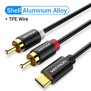 Vention-USB C to RCA 오디오 케이블 c형 2 RCA 케이블 스피커 앰프 화웨이 샤오미 노트북용 1m 2m 3m 분배기 Y, [04] Classic Model, [03] 0.5m