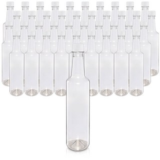 경진기업 와인페트병 케빈 500ml 40개 28파이 마개2종택1, 흰색