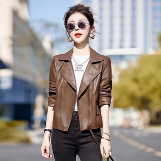 녕동 여성 레더자켓 숏자켓 바람막이 집업자켓 코트 루즈핏 라이더 가죽자켓 노마레자켓 2color