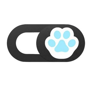 팬더 디자인 슬라이드 웹캠 커버 노트북 스마트폰 태블릿 프라이버시 보호용 렌즈 가림 커버, 발바닥6 3개