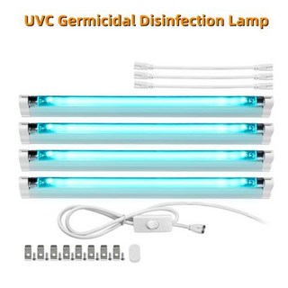 UV 살균기 라이트 자외선 램프 T5 라이트 튜브 UVC 램프 가정 침실 진드기 제거 소독 110V 220V 6W 8W 1-5 개, 10) UVC Lamp - 110V-4Pcs 8W Wi