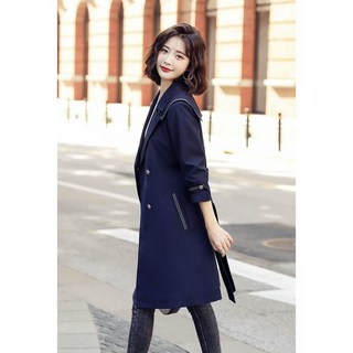 코트 여성 하프 캐주얼 트렌디함